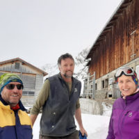 Urs Giovanoli mit Besuchern aus Südafrika