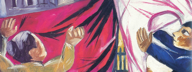 Bildteil von Natalia Goncharovas Wäscherinnen